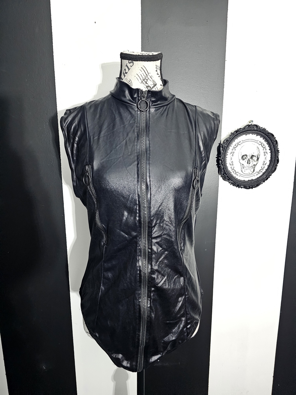 Fetish Zip-Front Bodysuit